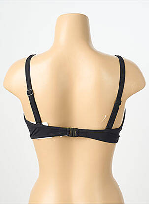 Haut de maillot de bain stretch haut soutien-gorge moulé noir LIDEA femme