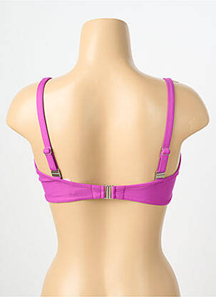 Haut de maillot de bain stretch haut soutien-gorge emboitant violet ANTIGEL femme