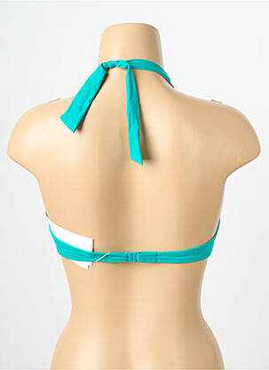 Haut de maillot de bain stretch haut triangles bleu LIDEA femme