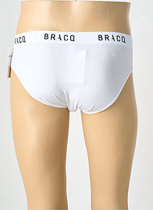 Slip stretch blanc LOUISA BRACQ homme