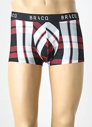 Boxer imprimé fantaisie noir LOUISA BRACQ homme