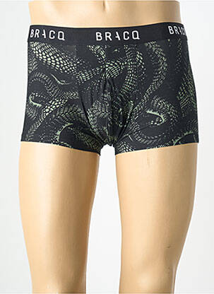 Boxer imprimé fantaisie noir LOUISA BRACQ homme