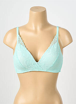 Soutien-gorge sans armature haut soutien-gorge moulé bleu YSABEL MORA femme