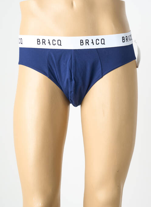 Slip stretch bleu LOUISA BRACQ homme