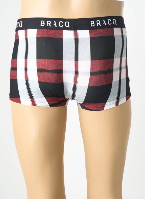 Boxer imprimé fantaisie noir LOUISA BRACQ homme