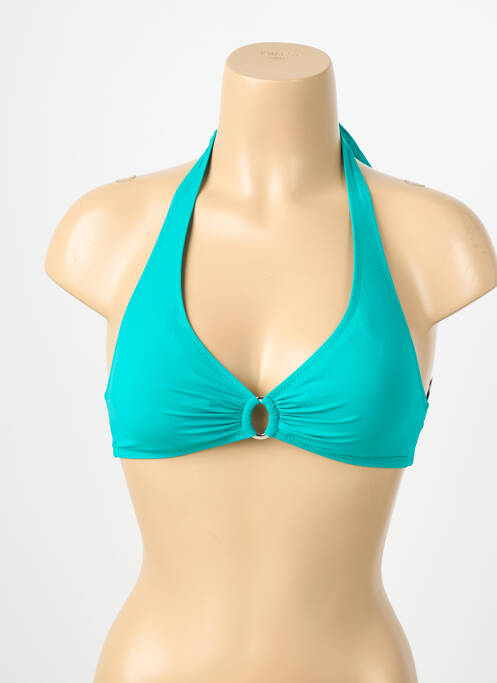 Haut de maillot de bain stretch haut triangles bleu LIDEA femme