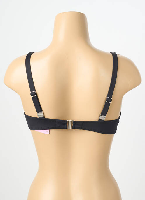 Haut de maillot de bain stretch haut soutien-gorge emboitant noir ANTIGEL femme