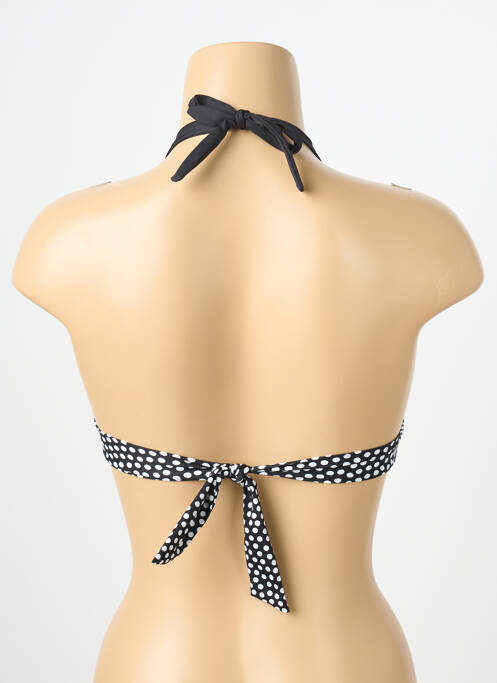 Haut de maillot de bain stretch haut triangles noir ANTIGEL femme