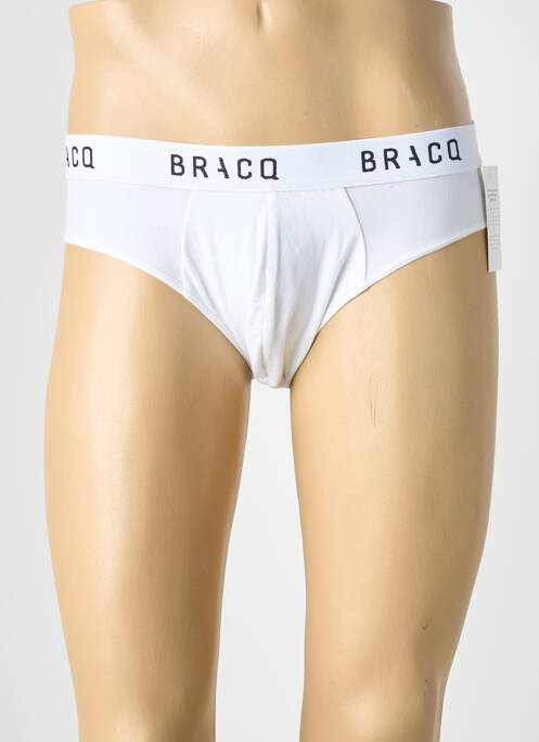 Slip stretch blanc LOUISA BRACQ homme