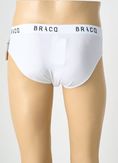 Slip stretch blanc LOUISA BRACQ homme