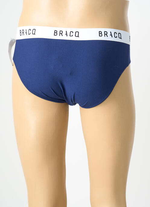 Slip stretch bleu LOUISA BRACQ homme