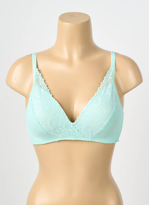 Soutien-gorge sans armature haut soutien-gorge moulé bleu YSABEL MORA femme