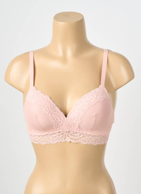 Soutien-gorge sans armature haut soutien-gorge moulé rose YSABEL MORA femme