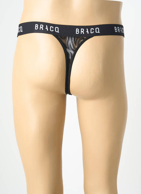 String stretch noir LOUISA BRACQ homme