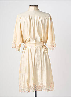 Déshabillé manches 3/4 beige LOUISA BRACQ femme