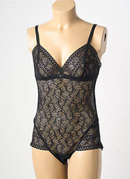 Body lingerie stretch noir ANTIGEL femme