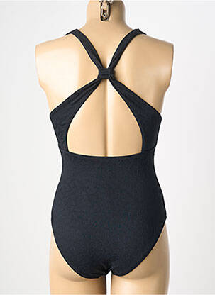 Maillot de bain 1 pièce stretch haut soutien-gorge avec mousse de rembourrage amovible noir YSABEL MORA femme