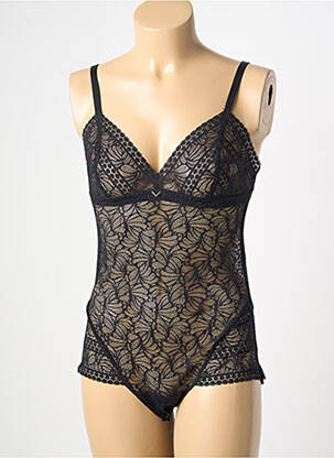 Body lingerie stretch noir ANTIGEL femme