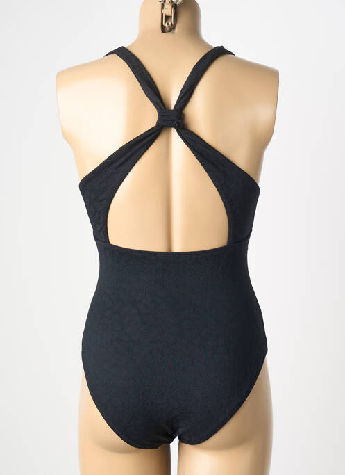 Maillot de bain 1 pièce stretch haut soutien-gorge avec mousse de rembourrage amovible noir YSABEL MORA femme