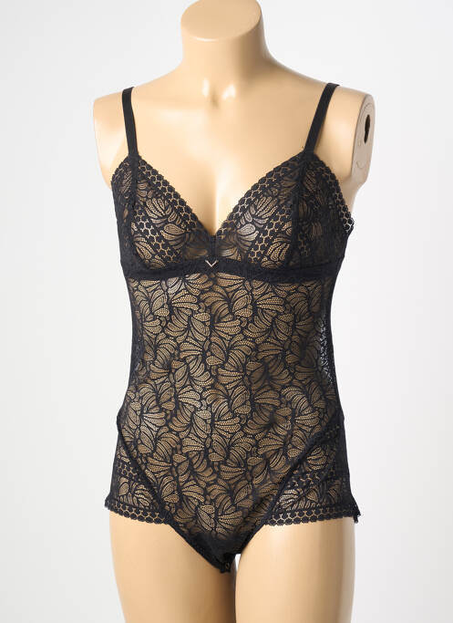Body lingerie stretch noir ANTIGEL femme
