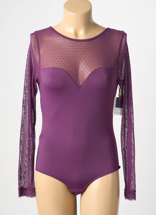 Body lingerie stretch violet YSABEL MORA femme