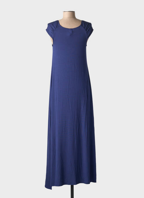 Chemise de nuit stretch bleu ANTIGEL femme