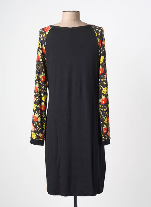 Chemise de nuit manches longues noir ANTIGEL femme