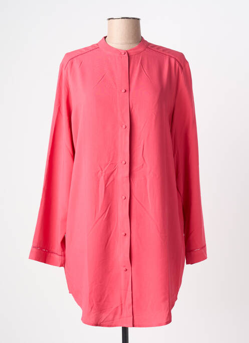 Chemise de nuit manches longues rouge SIMONE PERELE femme