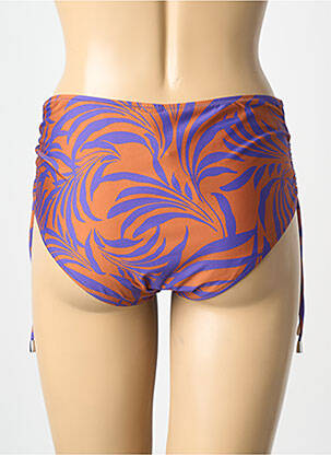 Bas de maillot de bain imprimé fantaisie culotte violet LIDEA femme