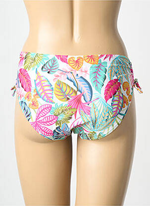 Bas de maillot de bain imprimé fantaisie culotte vert ANTIGEL femme