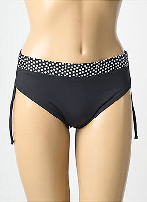 Bas de maillot de bain imprimé fantaisie culotte noir ANTIGEL femme