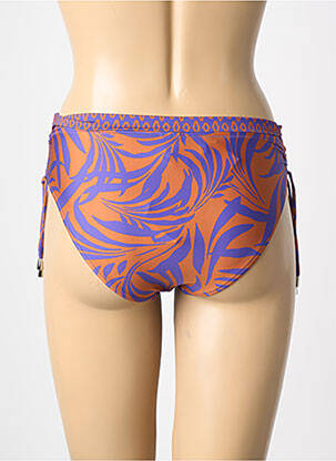 Bas de maillot de bain imprimé fantaisie culotte violet LIDEA femme