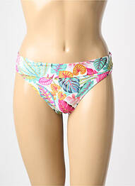 Bas de maillot de bain imprimé fantaisie culotte vert ANTIGEL femme