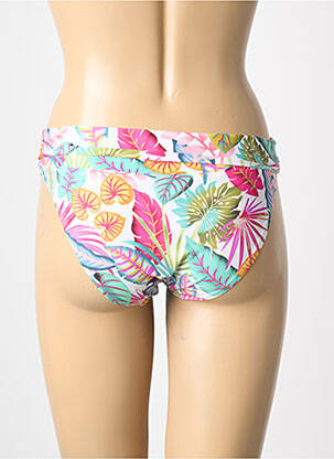 Bas de maillot de bain imprimé fantaisie culotte vert ANTIGEL femme