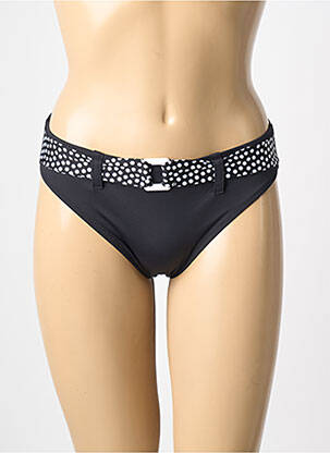 Bas de maillot de bain réversible culotte noir ANTIGEL femme