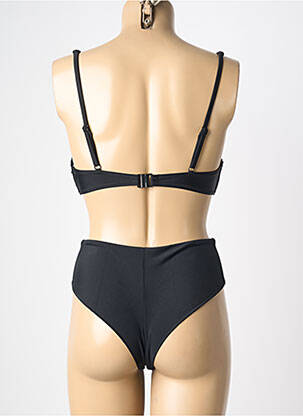 Maillot de bain 2 pièces haut triangles haut triangles noir YSABEL MORA femme