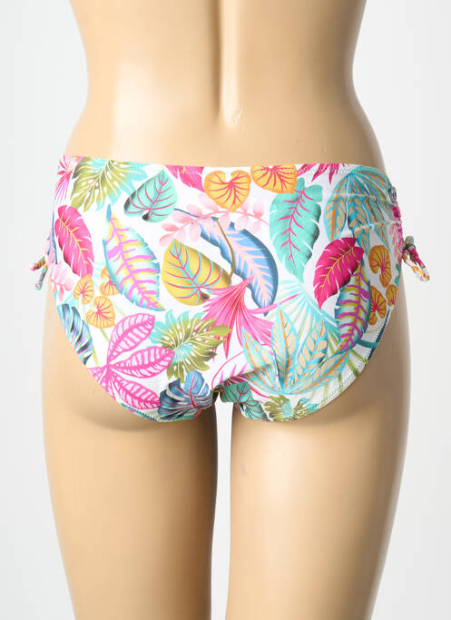 Bas de maillot de bain imprimé fantaisie culotte vert ANTIGEL femme