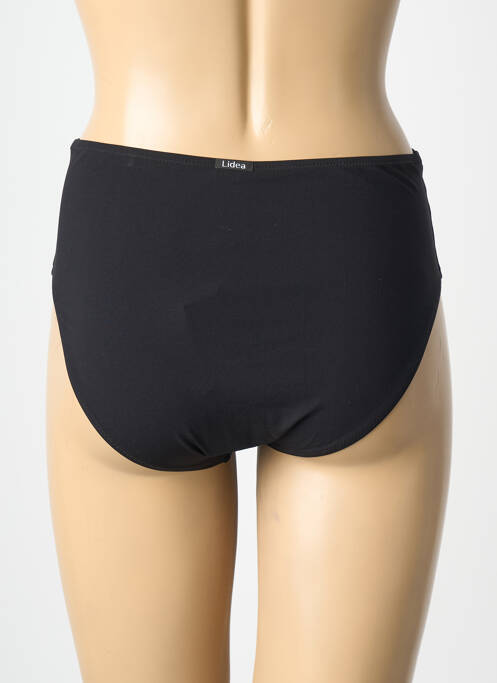 Bas de maillot de bain culotte culotte noir LIDEA femme