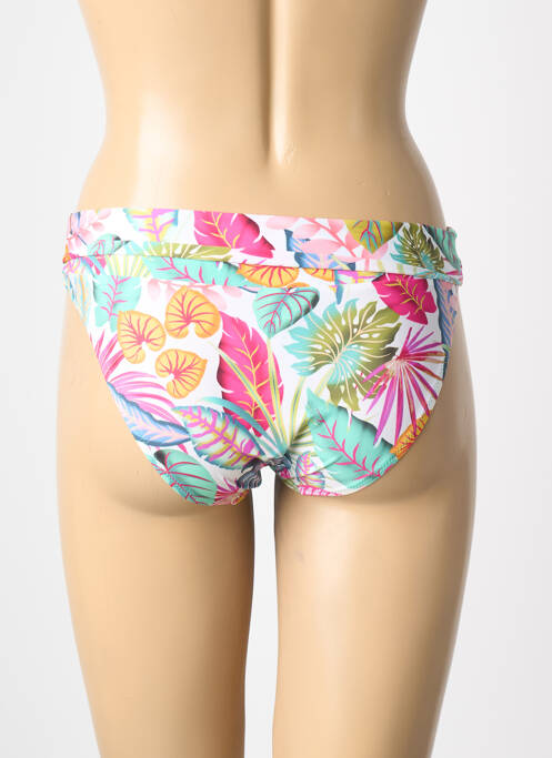 Bas de maillot de bain imprimé fantaisie culotte vert ANTIGEL femme