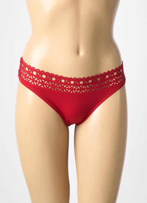 Bas de maillot de bain culotte culotte rouge LISE CHARMEL femme