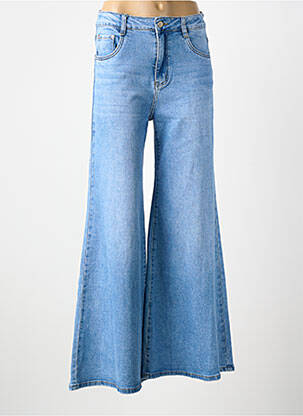 Jean coupe flare stretch taille normale bleu NOVO CREATION femme