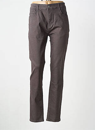 Jeans coupe slim stretch taille normale gris BIG SPADE femme