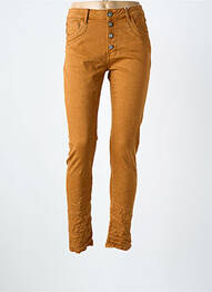 Jeans skinny taille normale taille normale orange KAROSTAR femme