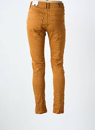 Jeans skinny taille normale taille normale orange KAROSTAR femme