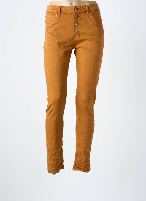 Jeans skinny taille normale taille normale orange KAROSTAR femme