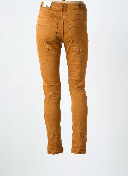Jeans skinny taille normale taille normale orange KAROSTAR femme