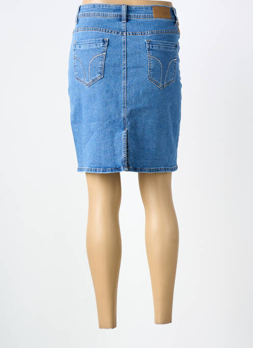 Jupe courte poches bleu BS JEANS femme