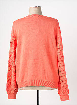 Gilet manches longues fermeture boutonnée sur le devant orange PIMENT ROUGE femme