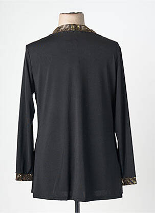 Top stretch manches longues noir VETISTYLE femme
