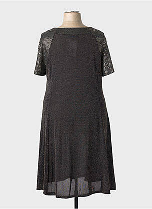 Robe mi-longue manches courtes manches courtes or VETISTYLE femme